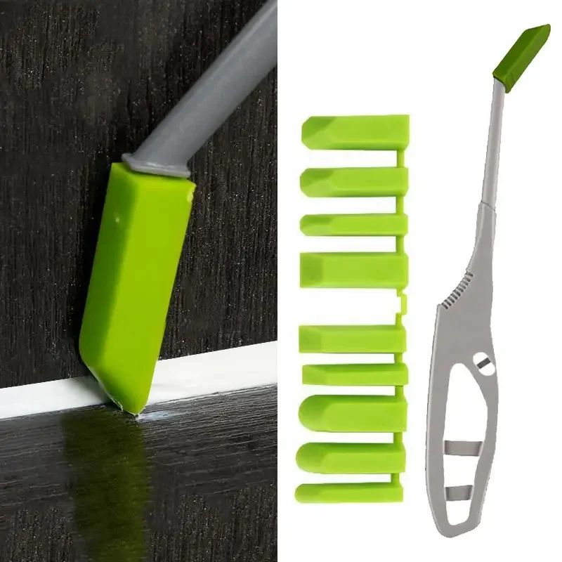 9-in-1 Silicone Caulking Tool Kit – Multi-Angle Sealant Scraper & Grout Finisher Set