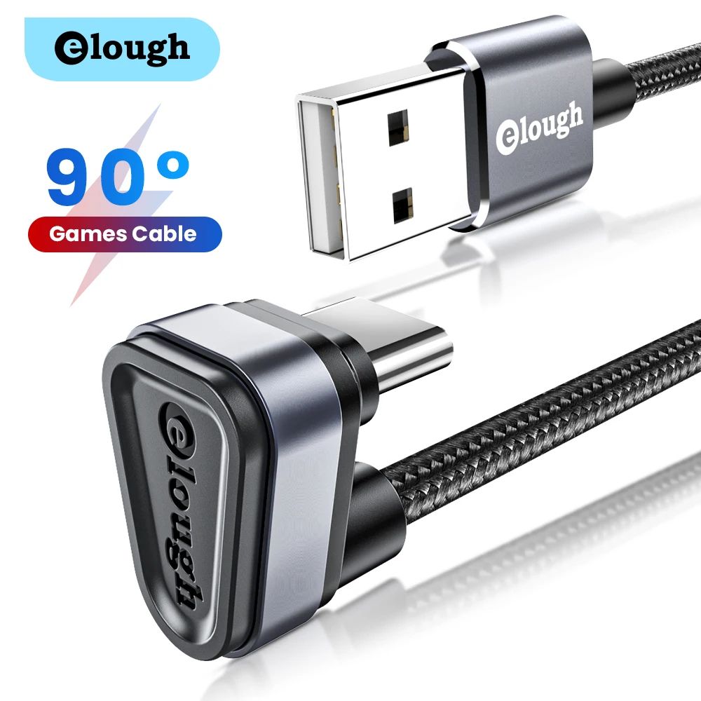 Elough USB Type C Cable, Fast Phone Charging & Data Cord for Samsung, Xiaomi & Redmi