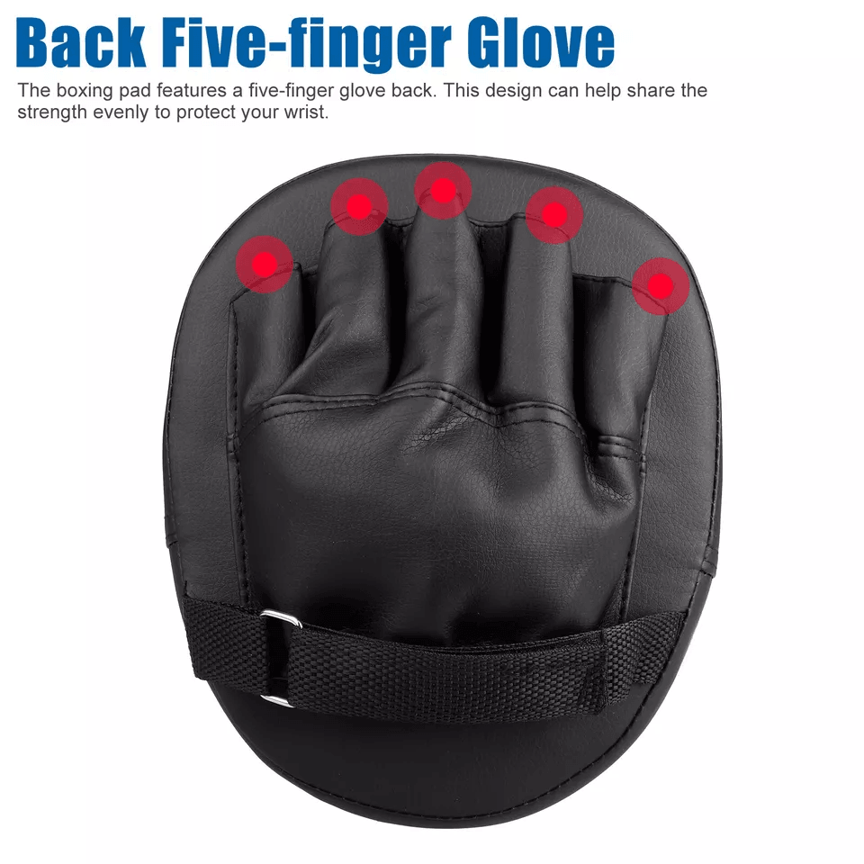 2PCS MMA Boxing Punching Mitts – Sparring Gloves & Kick Target Focus Training Pads