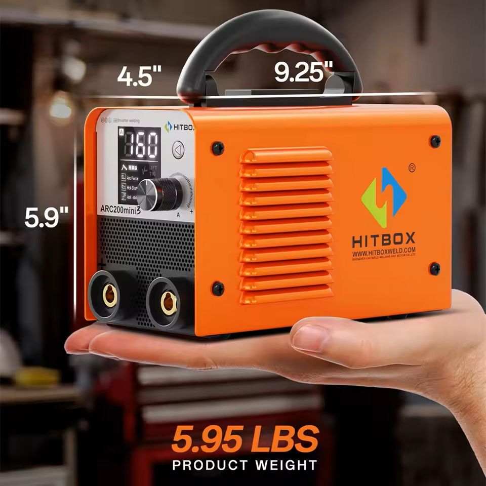 Ultra Mini Stick Welder with Digital Display and ARC Lift TIG Functio