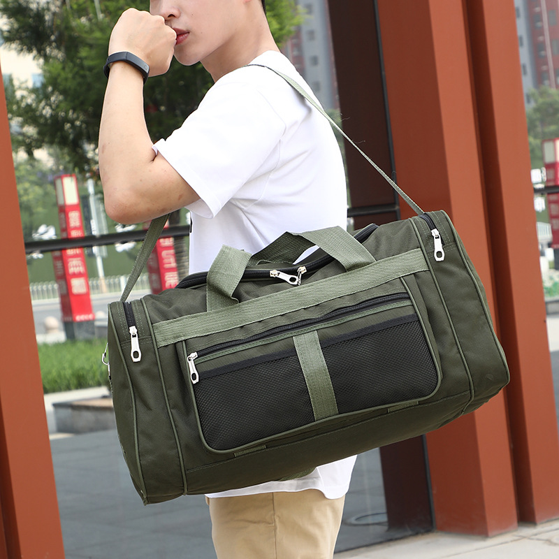 Extra Large Travel Duffel Bag Waterproof Gym Weekend Holdall with Shoe Compartment