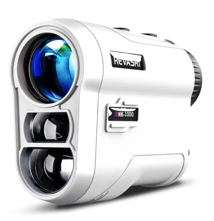 Golf Laser Rangefinder with Slope Compensation and Flagpole Lock Vibration