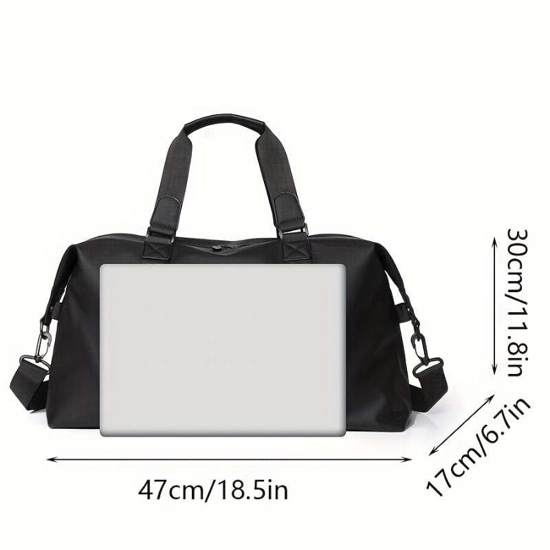 Large Capacity Versatile Duffel Bag for Gym Fitness Travel and Overnight Trips Black Grey Green