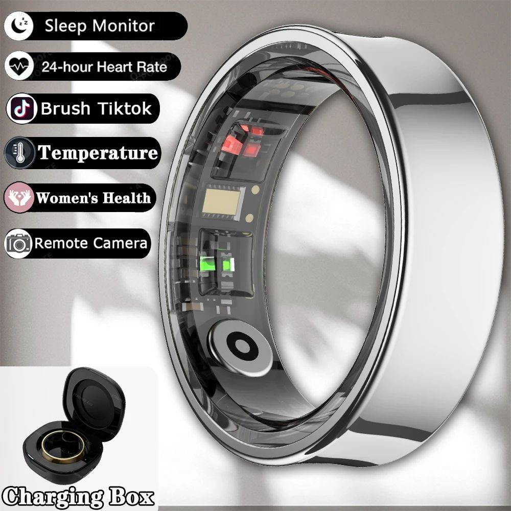 R09 Smart Health Fitness Ring Heart Rate SpO2 Sleep Tracker