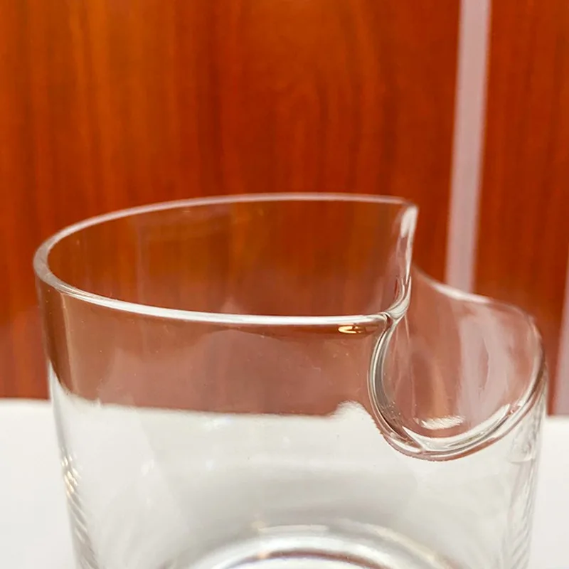 Cigar Glass on Top Cups Drinkware Glass for Whiskey, Tiki Fashion Tumbler Accessories, Crystal Design