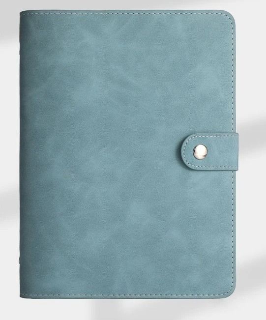 Soft PU Leather DIY Binder – A5/A6/A7 Photocard Collect Book, Bullet Journal & Agenda Planner Cover