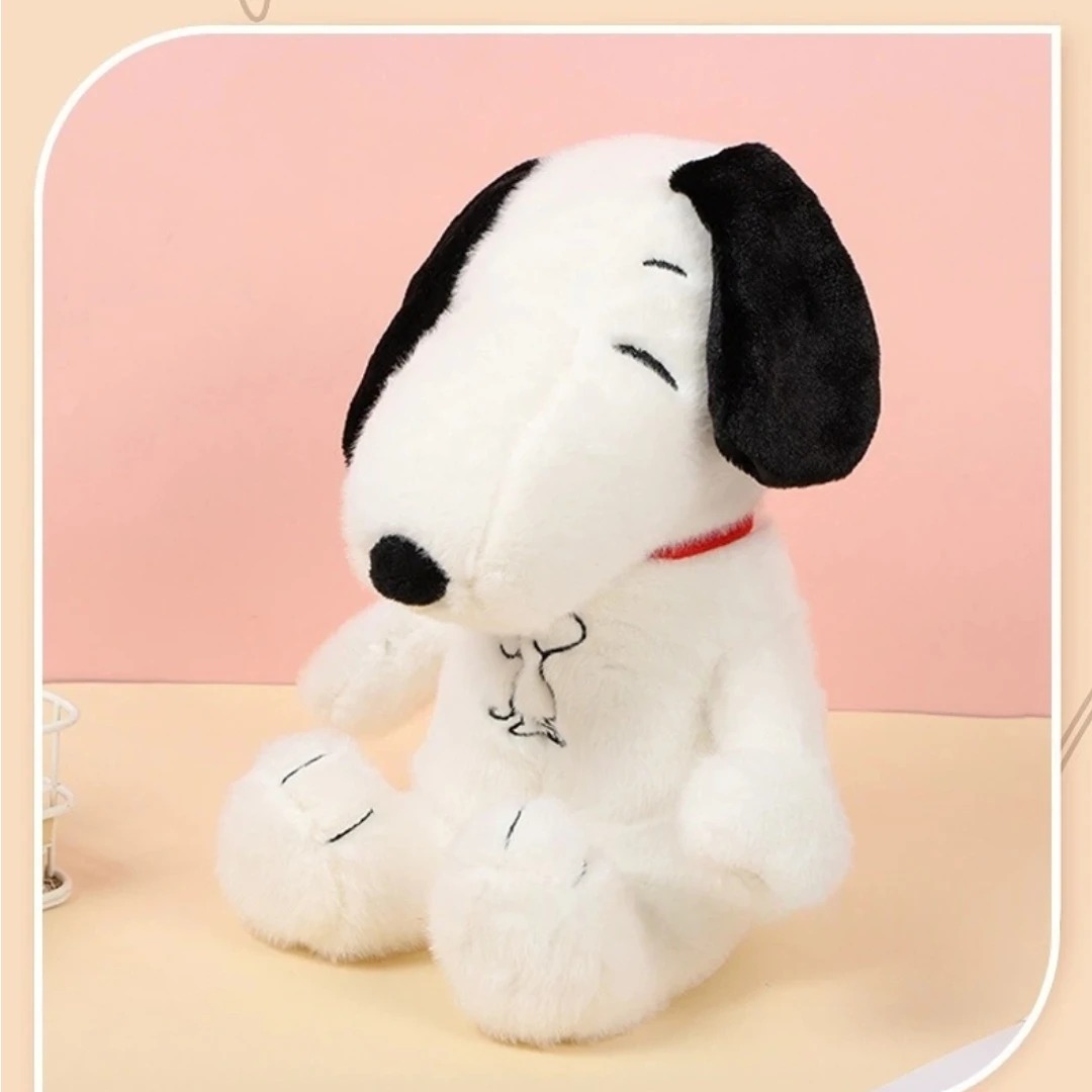 Cute Glowing Breathing Snoopy Plush Toy Baby Sleep Aid Calming Stuffed Animal Bedtime Gift