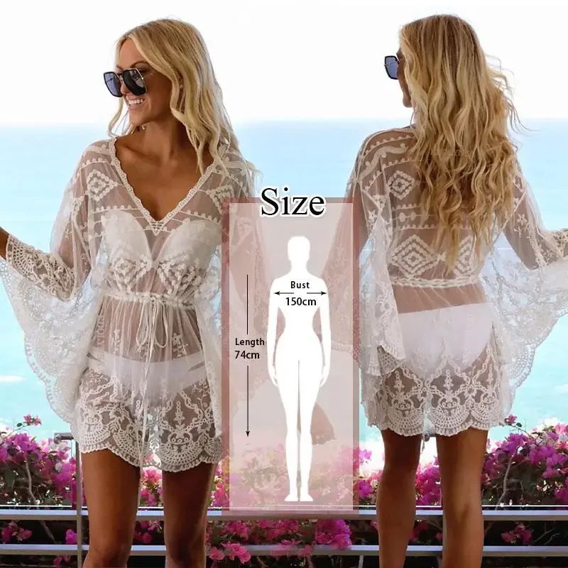 Lace Beach Pareo Swim Cover Up