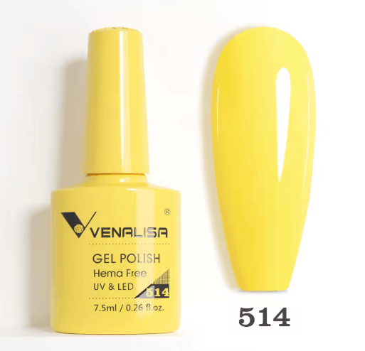Venalisa HEMA and TPO Free Glitter Gel Nail Polish Jelly Pink Nude Collection