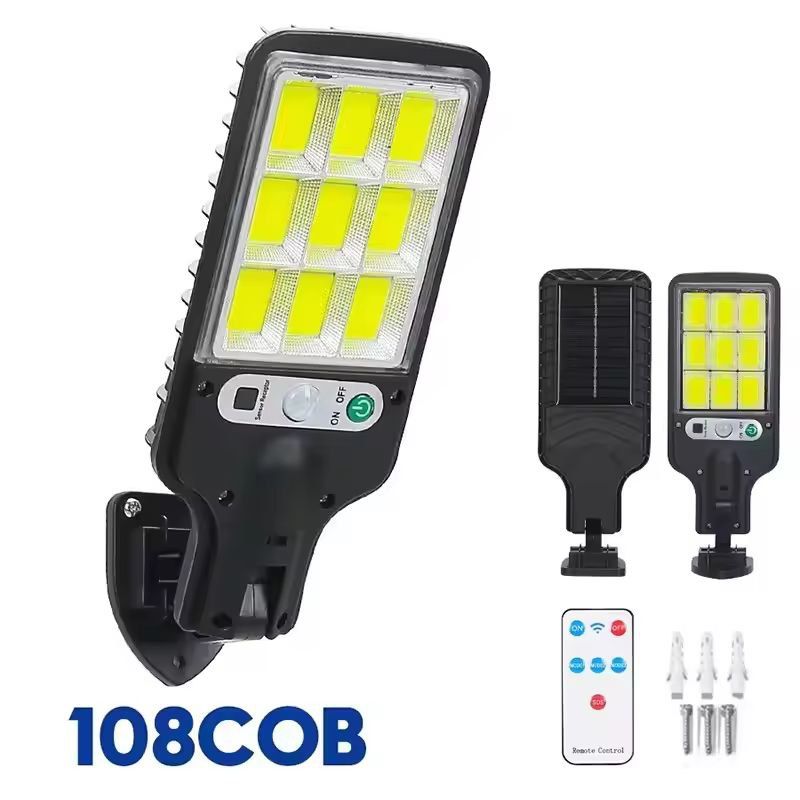 SolarBright 30000 LM Motion-Sensor Solar Garden & Street Light