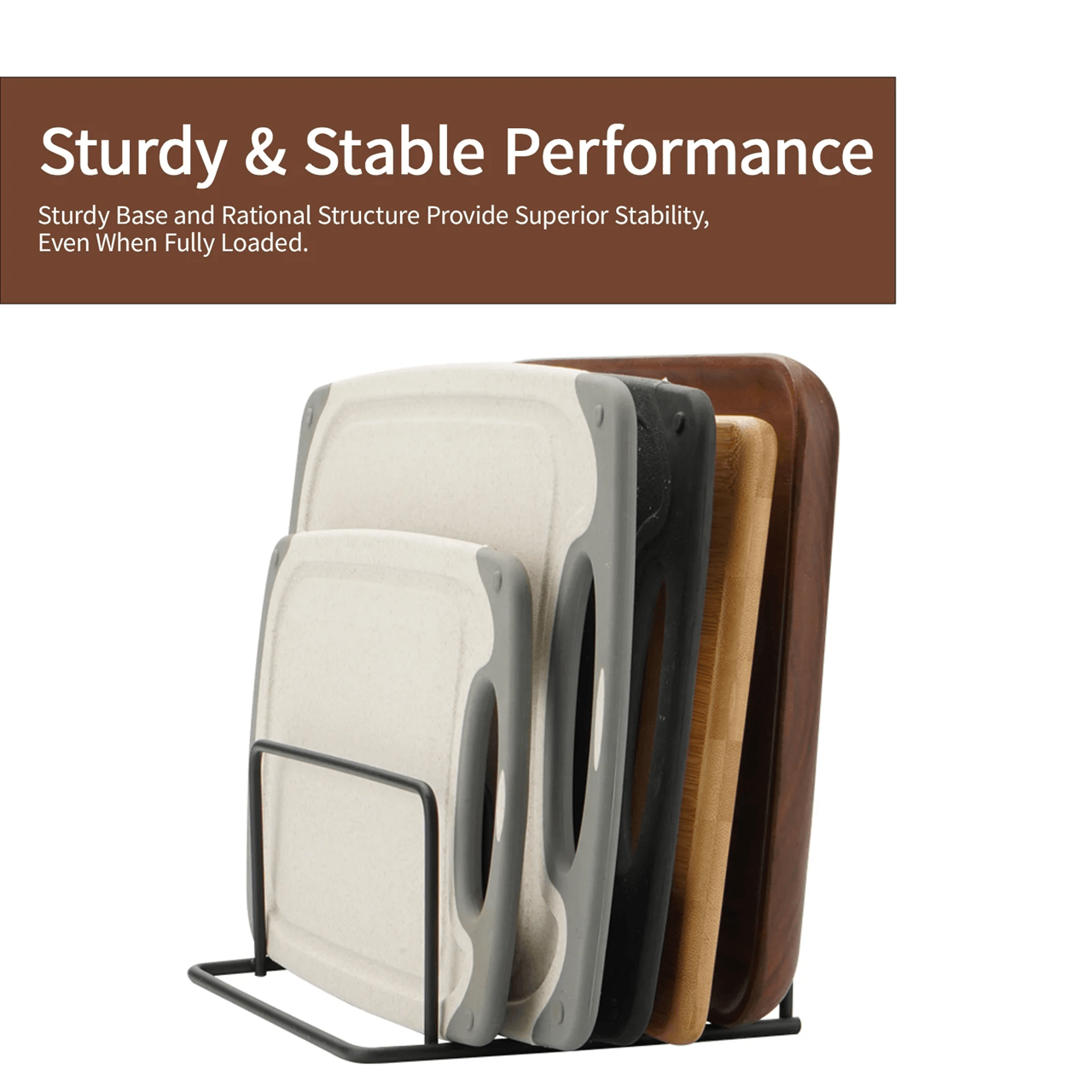 SpaceStack Cutting Board and Lid Organizer