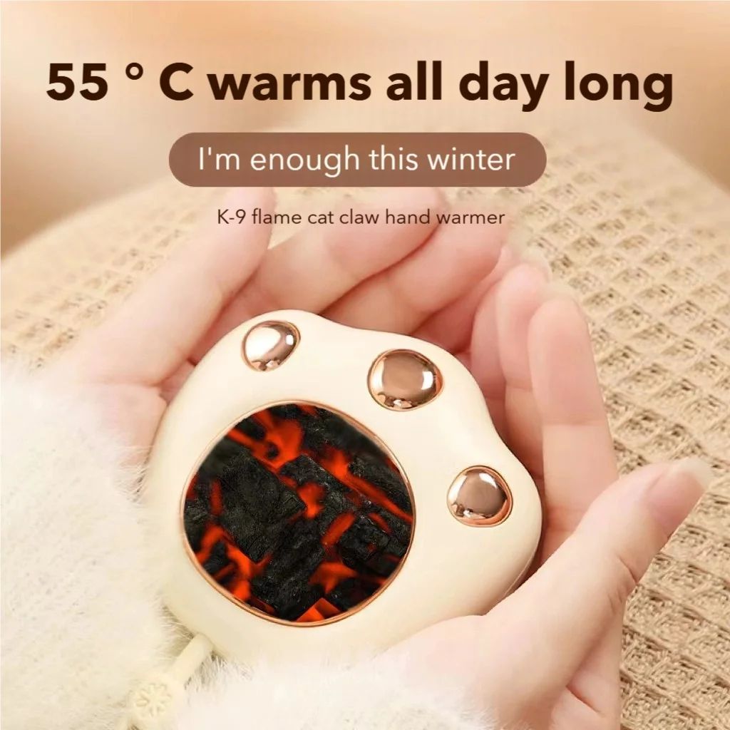 WarmPulse Pocket Hand Warmers – Rechargeable Hand Warmers with USB Cordless Heating