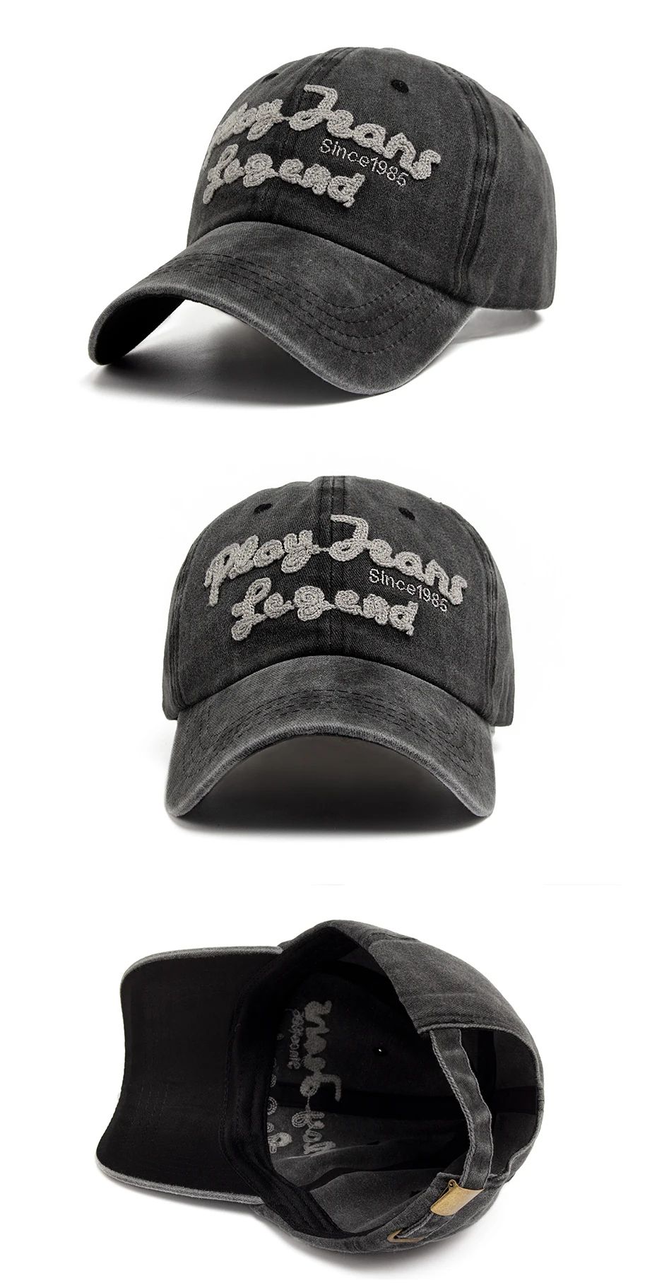 CNTANG Cotton Letter Embroidery Baseball Cap