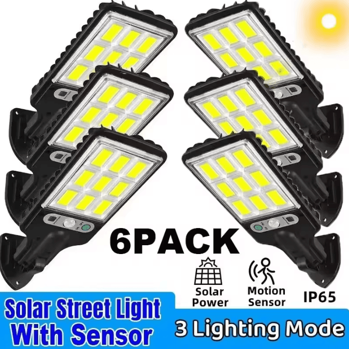 Solar Garden Wall Light Outdoor LED Lamps Waterproof Sunlight Powered Lighting for Yard, Patio, and Outdoor Decor