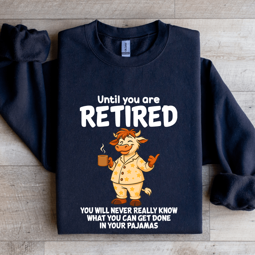 Until You Are Retired You Will Never Really Know Sweatshirt