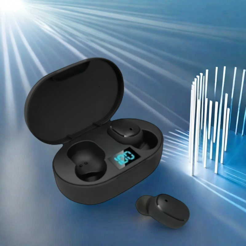 Wireless Bluetooth Earbuds with Noise Cancelling Mic for Gaming Running and Calls