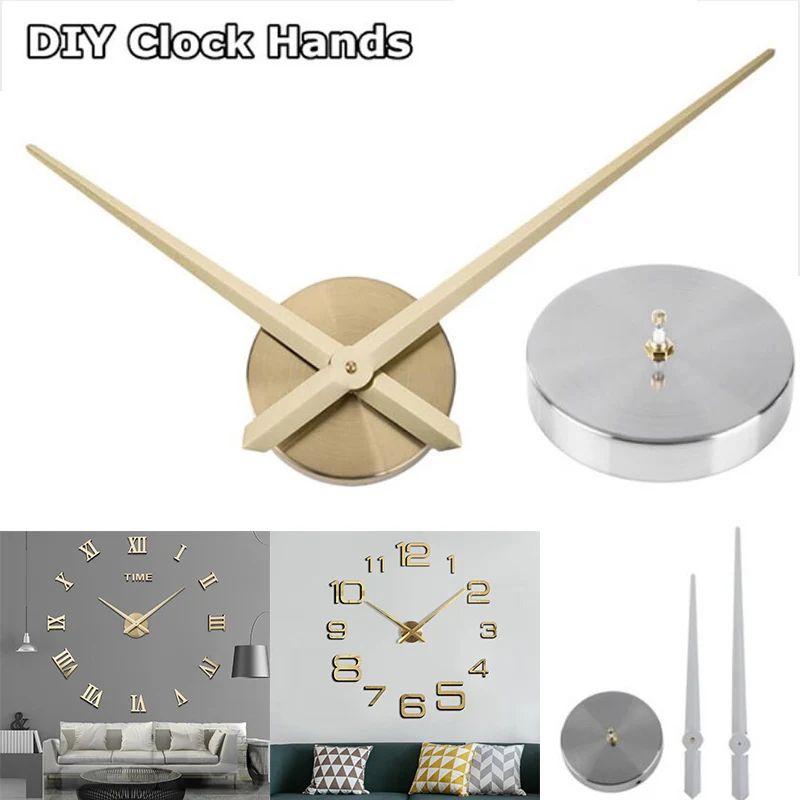 DIY Large 3D Wall Clock Mechanism Set
