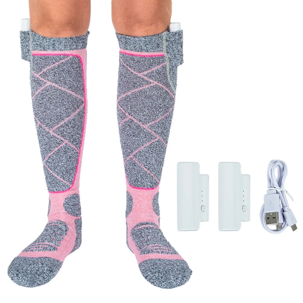 Electric Heated Socks with Adjustable Heat Battery Powered Winter Socks