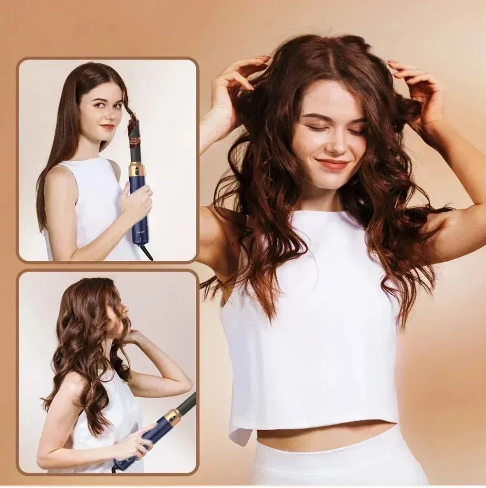 Professional Air Hair Styler, Low Noise, Fast Drying, Voluminous Curls & Straightening