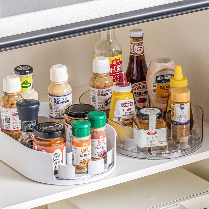 Refrigerator Storage Box, Multifunctional Spice Organizer, Simple Drink Tray for Kitchen Countertop, Perfect for Organiz
