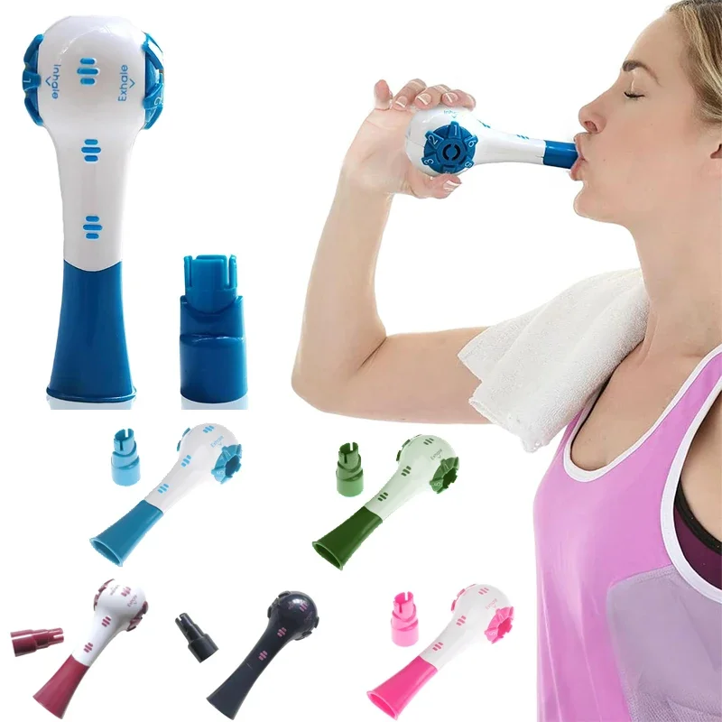Adjustable Resistance Breathing Trainer for Lung Capacity, Endurance and Breath Control