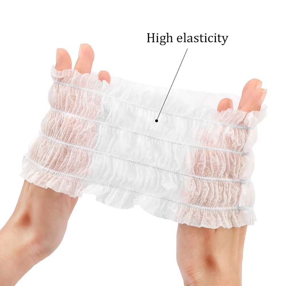 Disposable Spa Headbands Soft Stretch Hair Bands for Skincare and Beauty