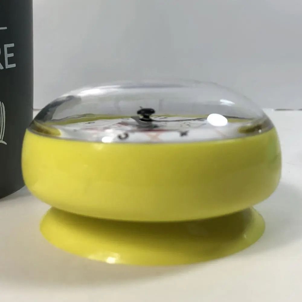 Waterproof Suction Clock Mini Bathroom Wall Clock Anti Fog Shower Timer