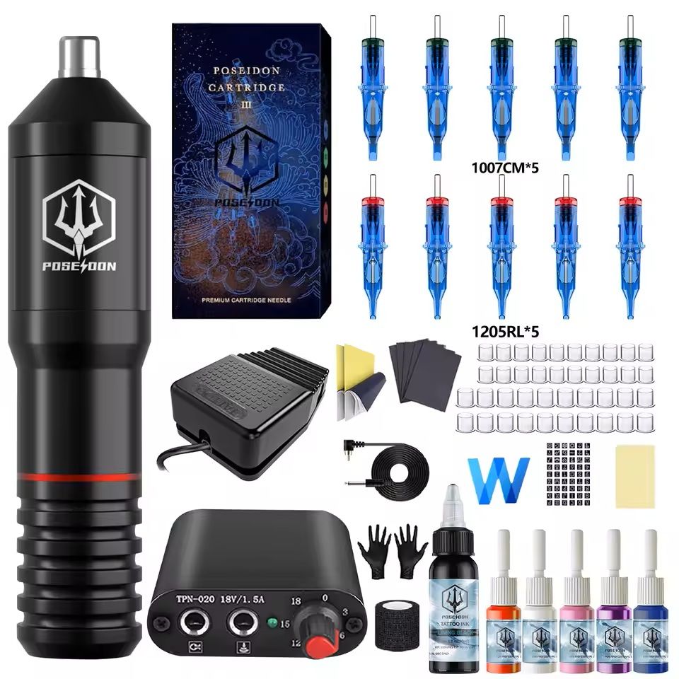 High Power Tattoo Pen Kit for Permanent Makeup and Professional Tattooing