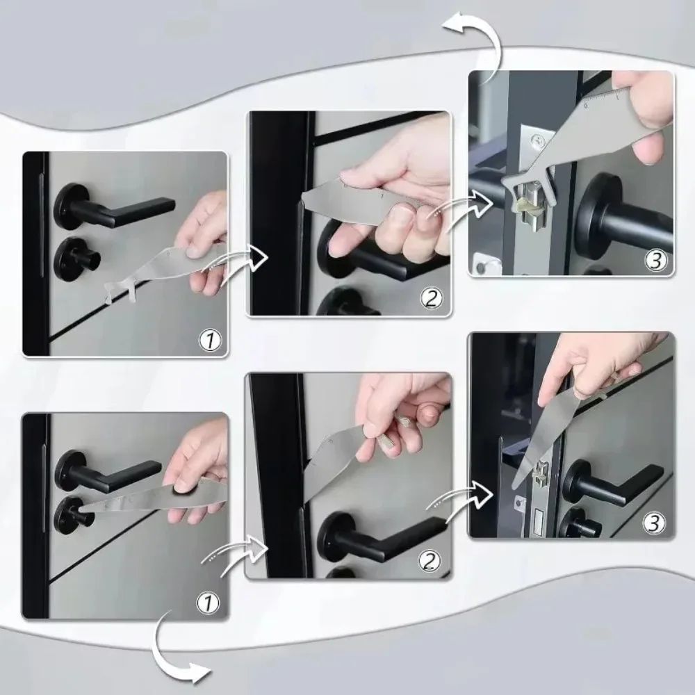 Multi Functional Stainless Steel Lock Opener Tool Kit