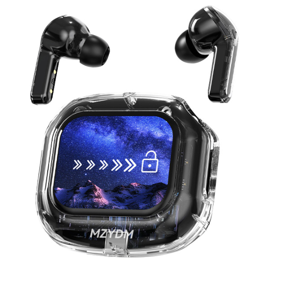Wireless Bluetooth Earbuds, Stereo Bass ANC Noise Reduction, HD Mic Gamer Headset, LED Touch Control