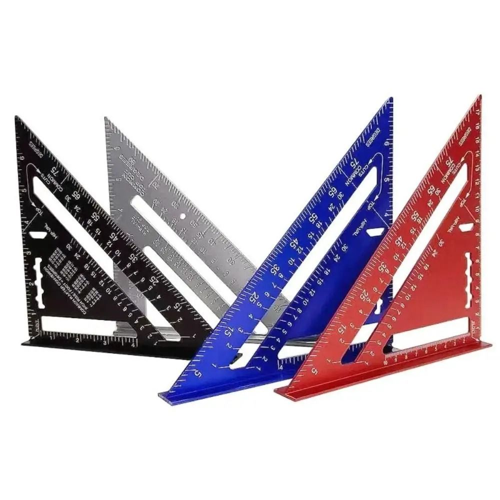 7 Inch Aluminum Alloy Triangle Ruler