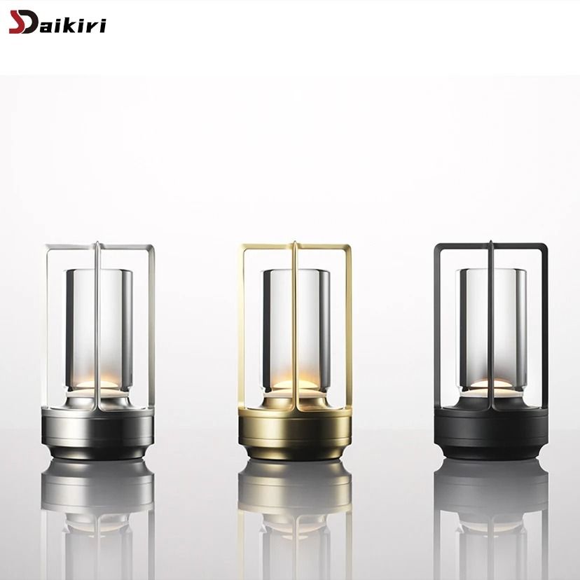 Rechargeable Touch Crystal Table Lamp LED Night Light Portable Atmosphere Lamp