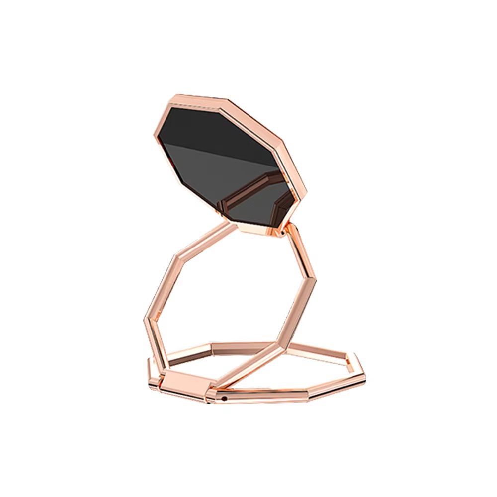 360° Rotating Foldable Phone Stand with Ultra-Thin Metal Ring Holder and Multi-Angle Kickstand