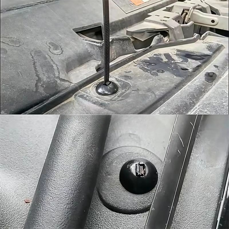 Universal Nylon Cable Tie Buckle, Auto Fastener Screw Replacement Clip, Secure Car Fender, Trunk, Engine Guard