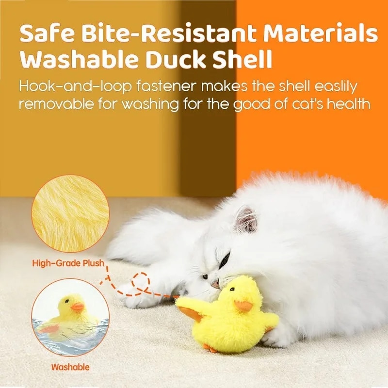 Flapping Duck Cat Toy | Interactive Electric Bird Plush