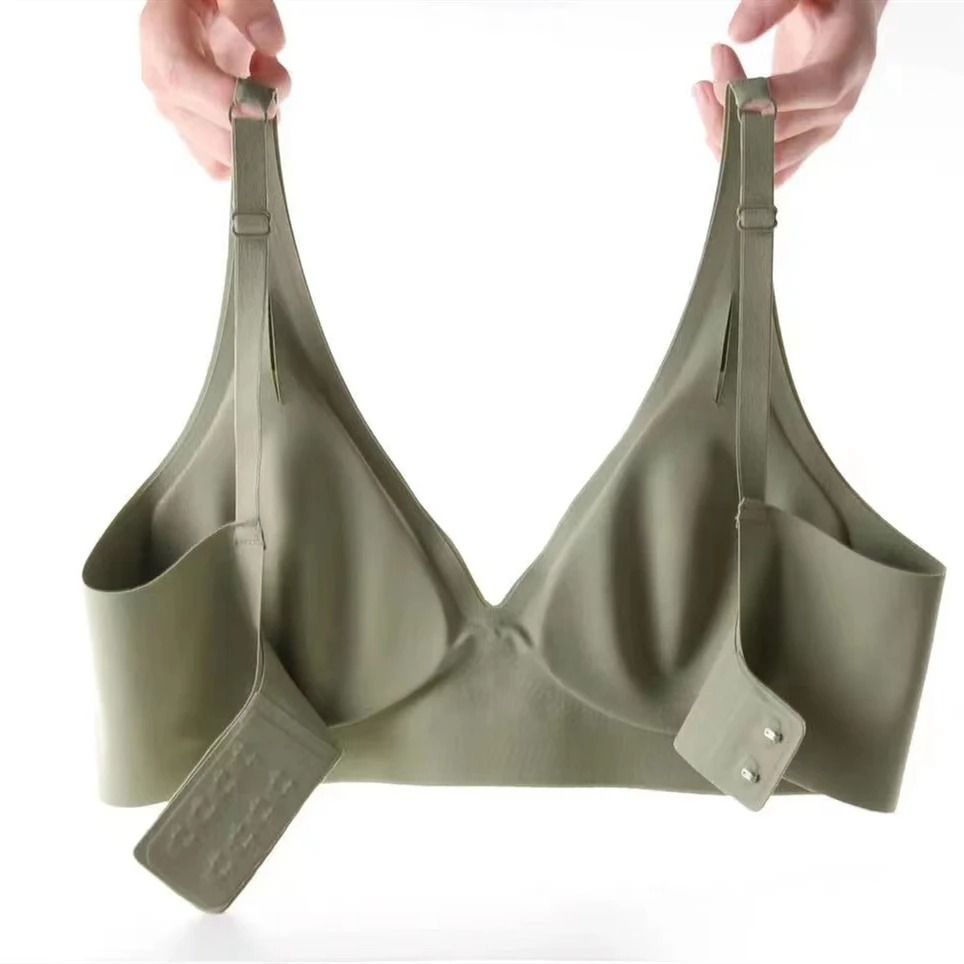 Seamless Ladies Wireless Gathered Push Up Bra