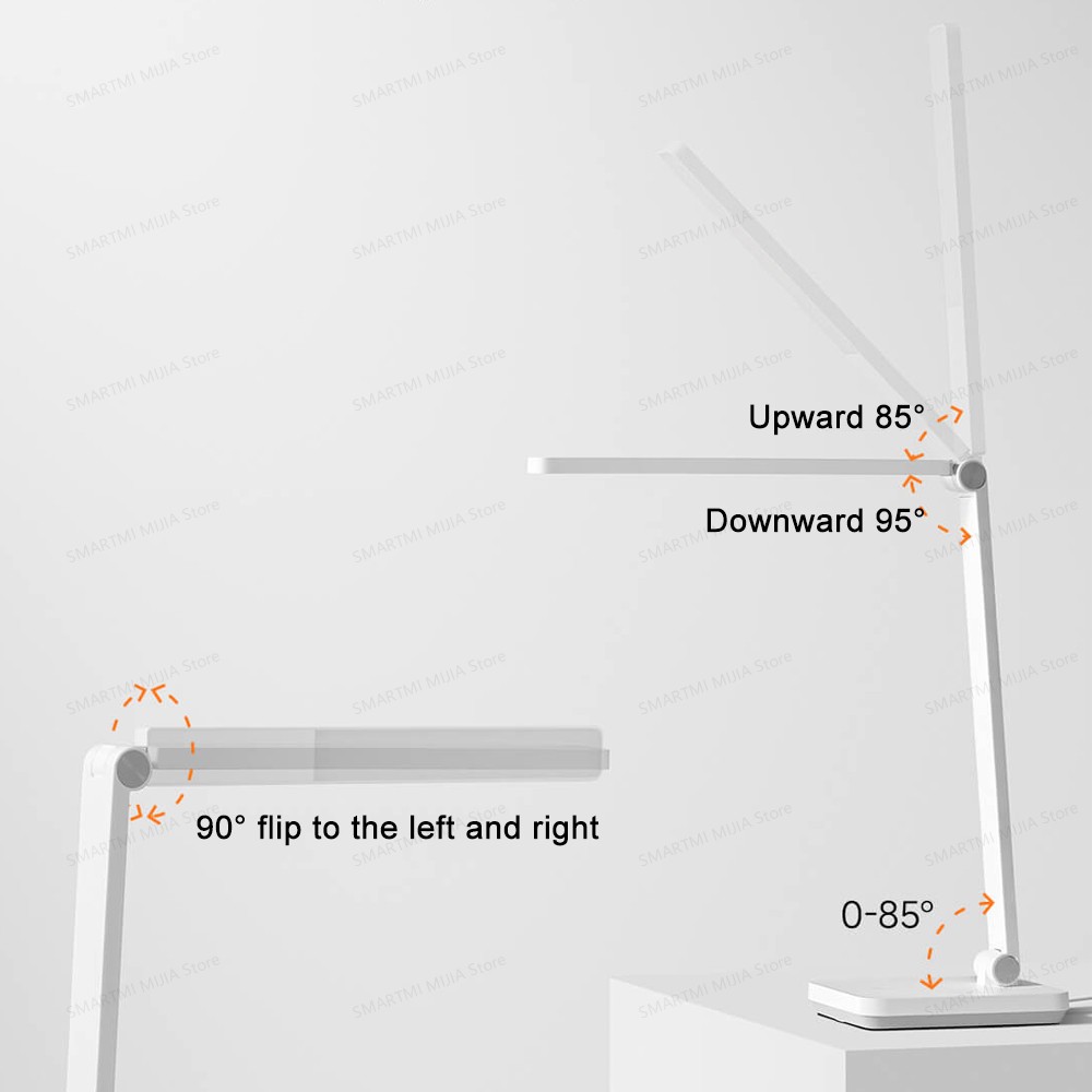 Foldable 3-Axis Arm Desk Lamp, Flicker Free, 3 Brightness Levels, Blue Light Safe, Wide Area Lighting