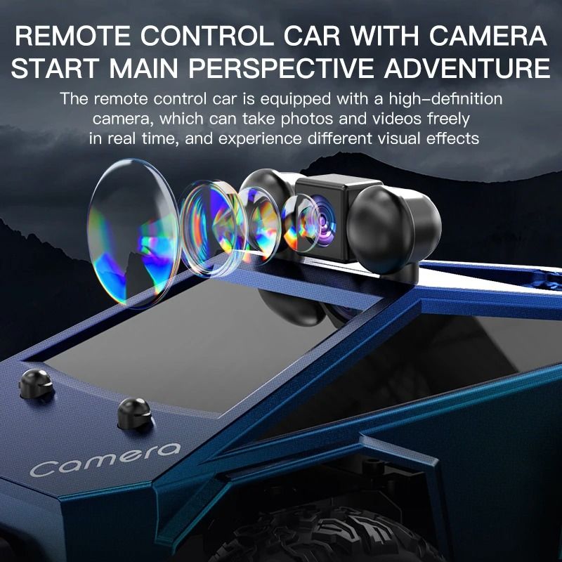 Mini FPV RC Stunt Car with Camera and LED Lights