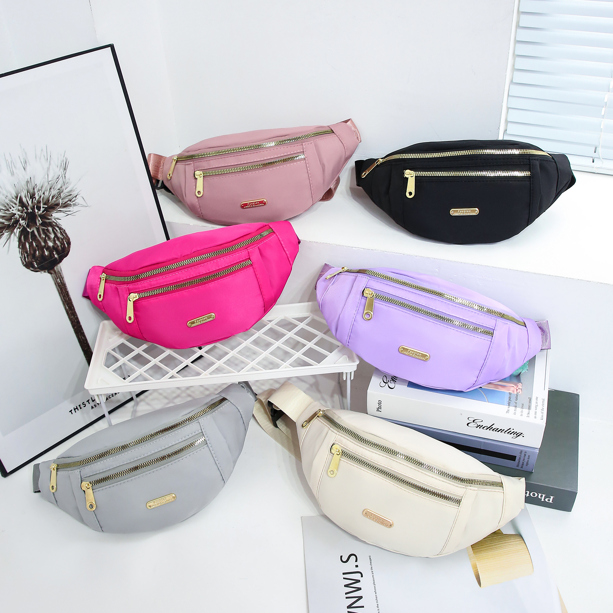 Multi-Layer Fanny Pack Phone, Women Sports Waist Bag, Essentials during Outdoor Activities, Crossbody Purse Sports Chest