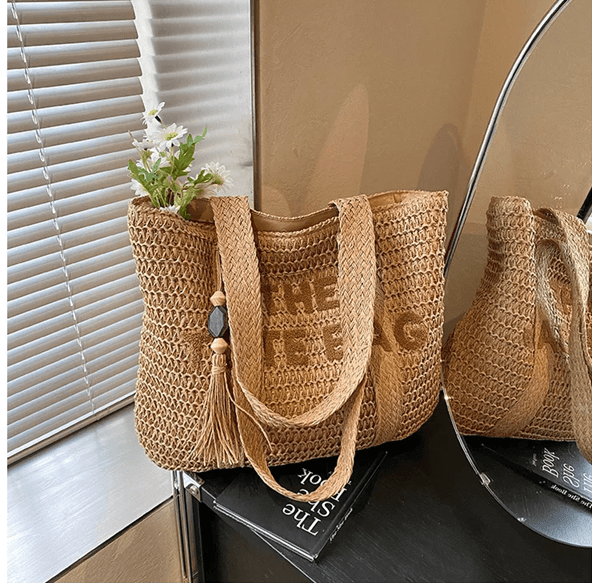 Marseille Woven Straw Tote