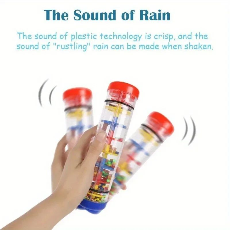 Wooden Rainmaker Montessori Sensory Musical Toy for Babies & Toddlers