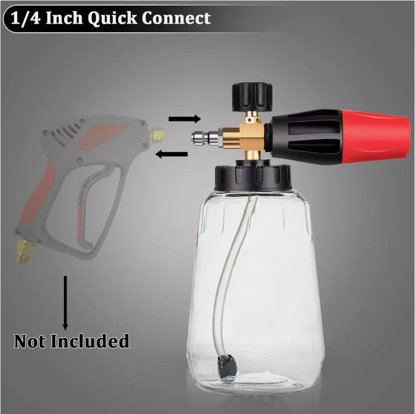 Large-Mouth Foam Cannon & Soap Lance