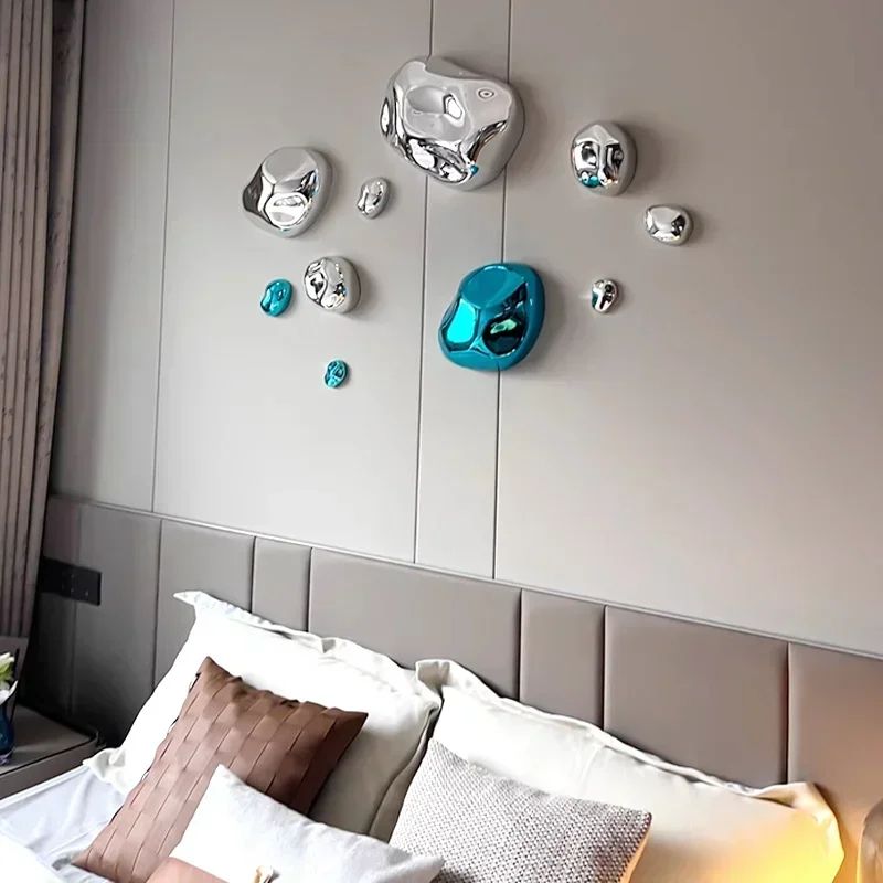 Modern Abstract Stone Wall Hanging – Creative Home Decor Pendant Ornament