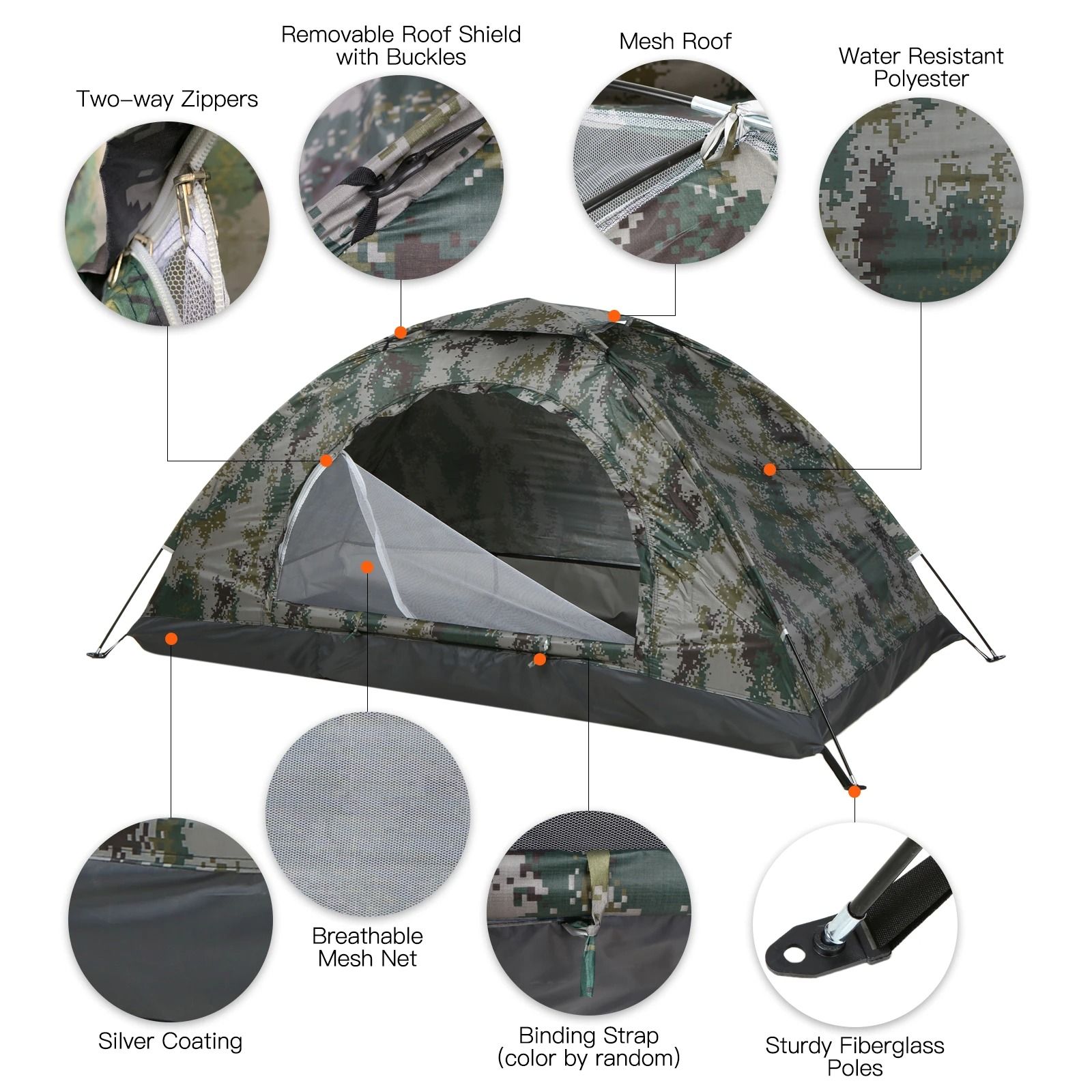 Ultralight Camping Tent | Portable Anti-UV Outdoor Shelter