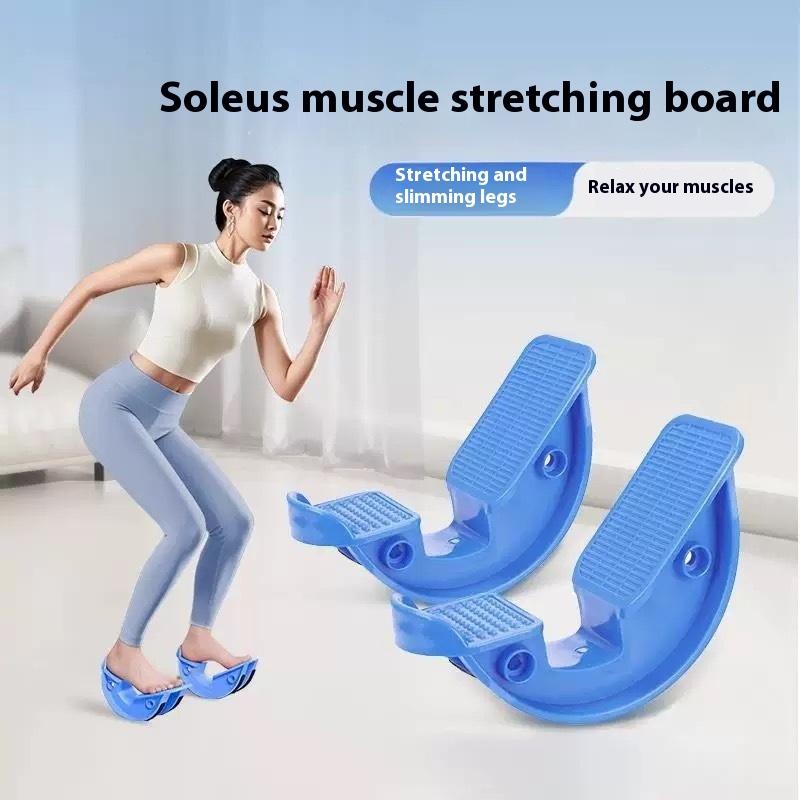 Home Fitness Pedal, Stretching Wheel, Balance Trainer, Foot Stretcher, Calf and Ankle Stretching Board for Flexibility