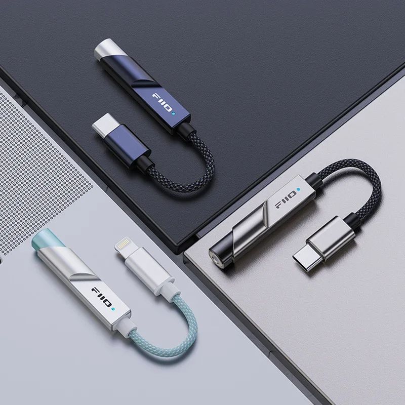 FiiO JadeAudio KA11 Titanium USB DAC AMP, Hi Res Audio Dongle, Type C to 3.5mm Adapter for Android, iOS & Window