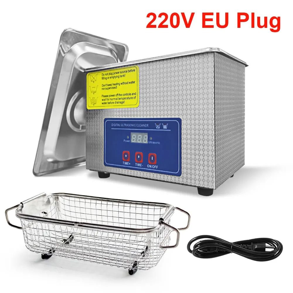 0.8 L Ultrasonic Cleaner 40kHz Jewelry and Glasses Cleaning Machine