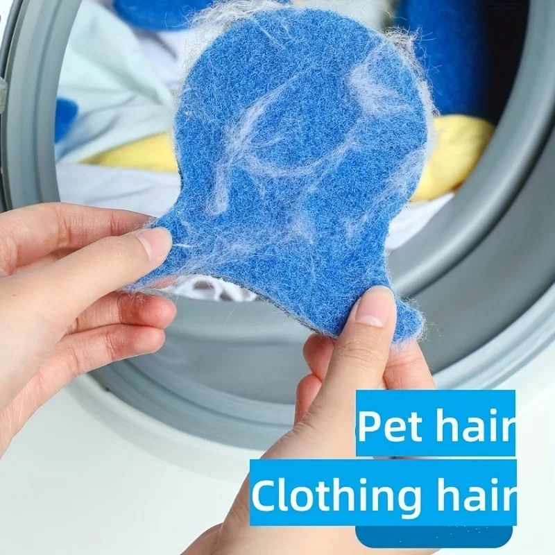 Washing Machine Lint Remover Reusable Adhesive Pet Hair Catcher (5-Pack)