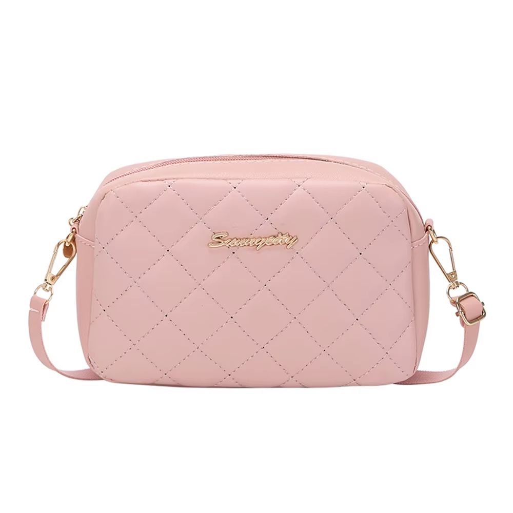 Mini Quilted Tassel Crossbody Bag with Chain Strap Stylish Women's Messenger Purse