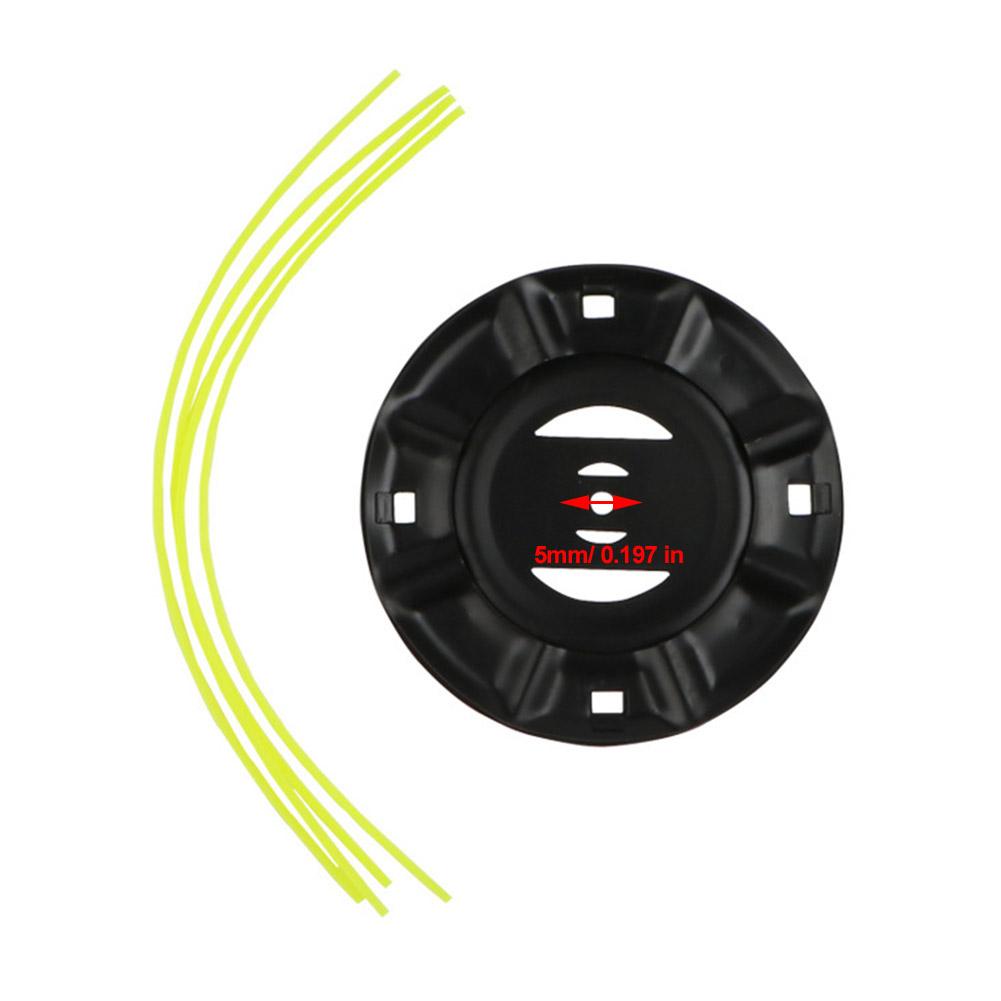 Lawn Mower Replacement Grass Trimmer Head – Inside Diameter, Durable Metal & Nylon Weed Brushcutter Part